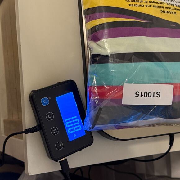 New York & Co Maxi Skirt Size L Dopamine Art Deco Striped Psychedelic - Picture 13 of 13